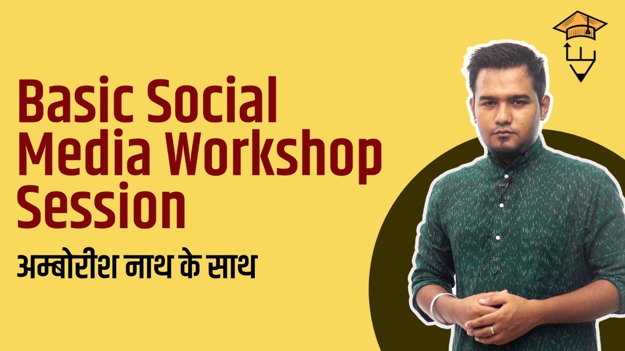 Basic Social Media Workshop Session by Amborish Nath | SkillYogi Online Teaching Setup