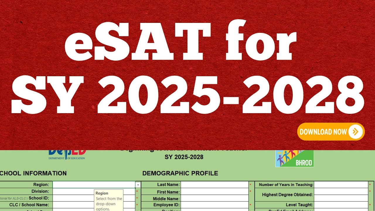 eSAT для учителей на 2025-2028 учебный год (PPST). Скачайте сейчас!