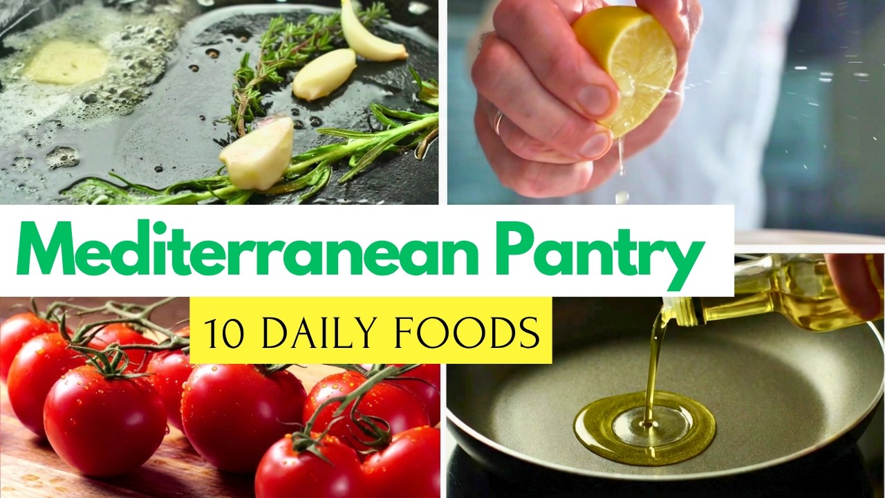 10 Basic Staples Inside a Real Mediterranean Pantry