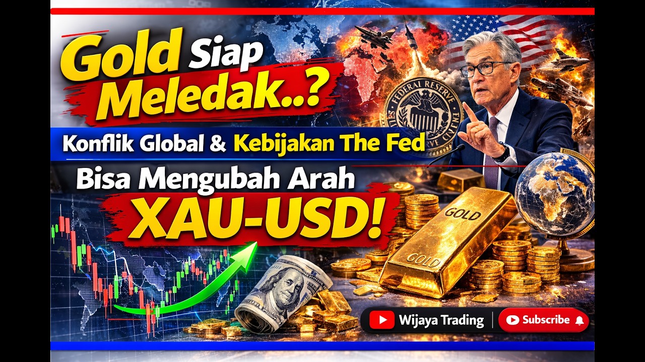 Gold Siap Meledakkk..? Konflik Global & Kebijakan The FED Bisa Mengubah Arah XAU-USD..!