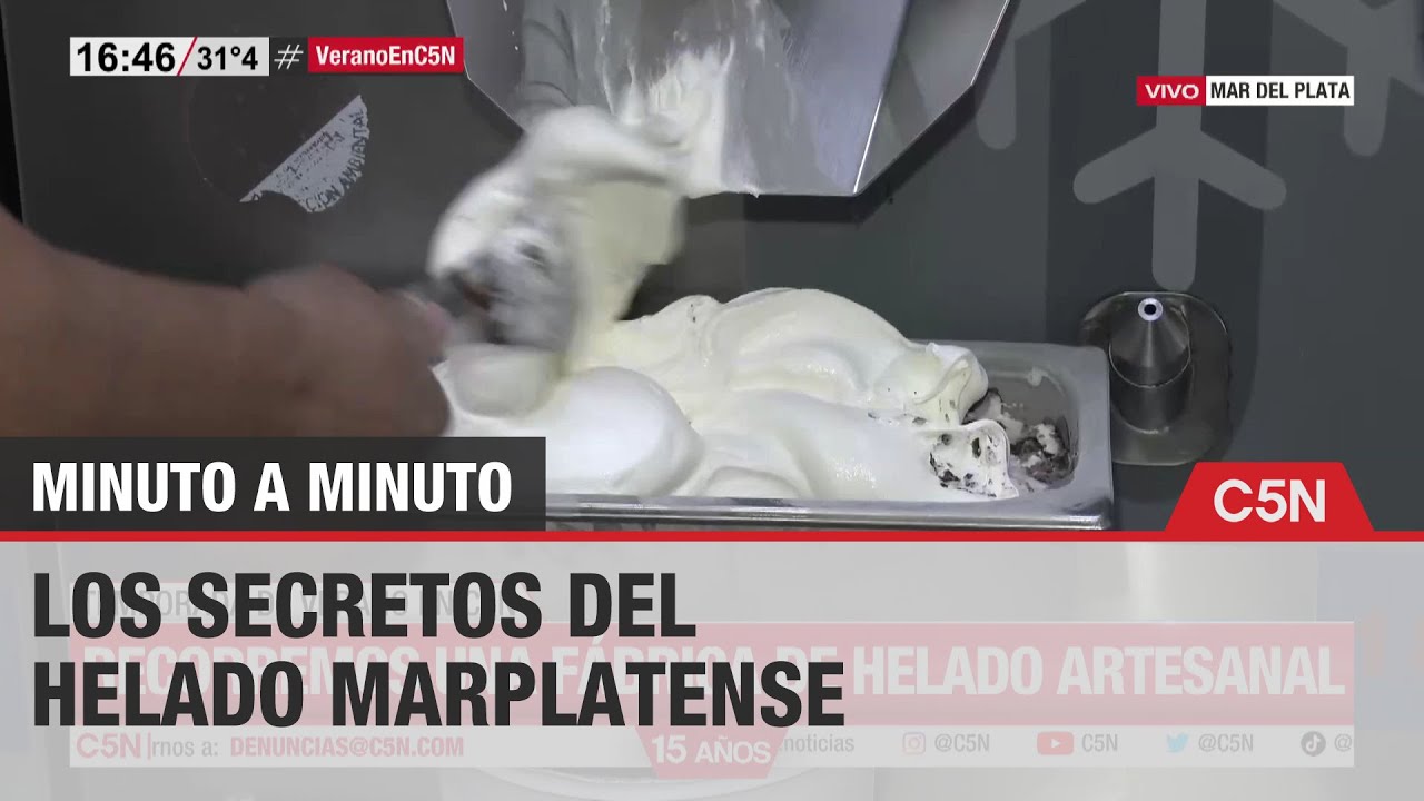 RECORREMOS una fábrica de HELADO ARTESANAL en MAR DEL PLATA