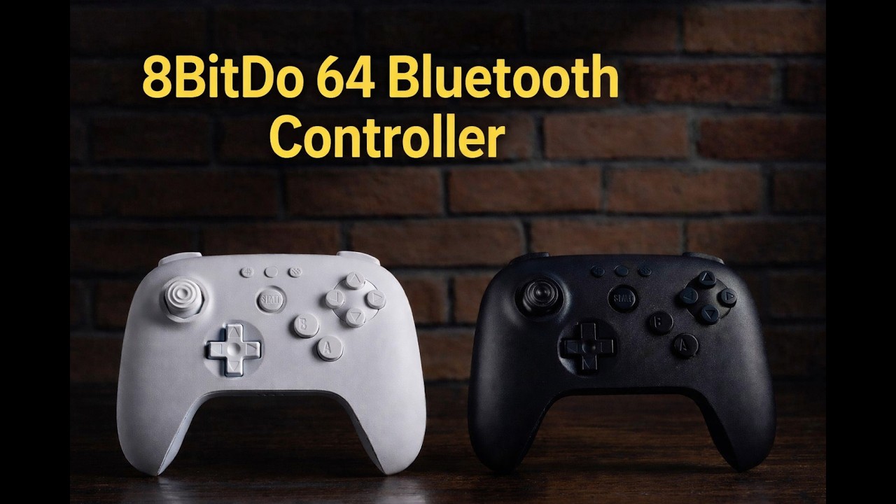 NEW 8BitDo Classic Grey Bluetooth Controller OUT NOW – Best Retro N64 Controller for Analogue 3D!