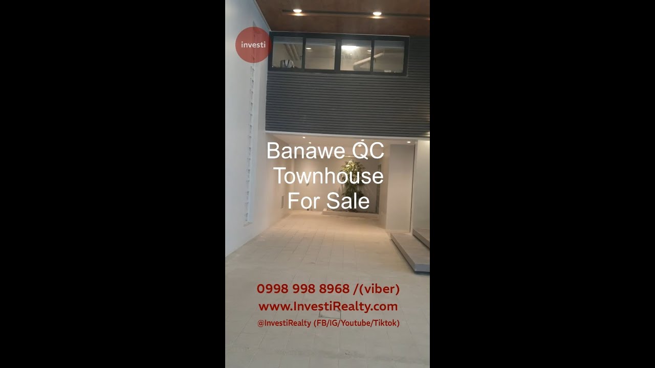 Banawe QC Townhouse for Sale #townhouseforsaleph #investirealty #housetourph #housetour #quezoncity