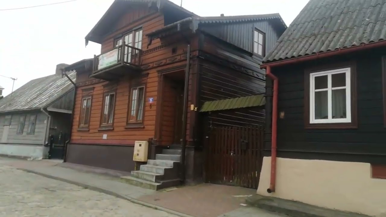 Sierpc - miasto z liczną drewnianą zabudową