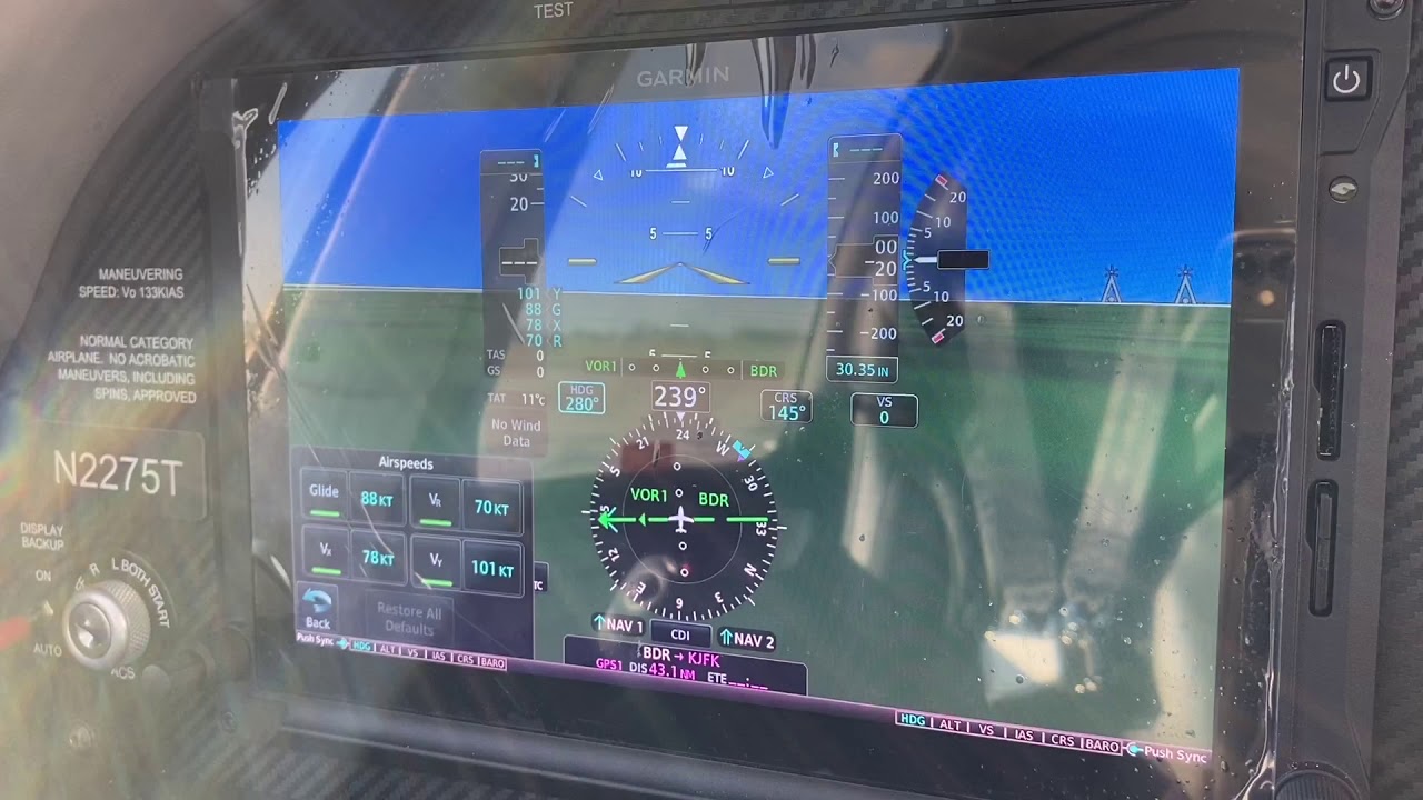 GARMIN G500 TXI Walk Through