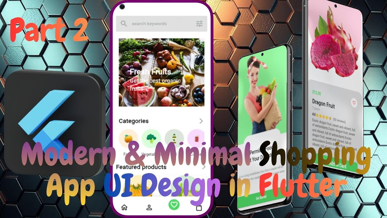 I Designed a Modern & Minimal Shopping App UI in Flutter   part-2