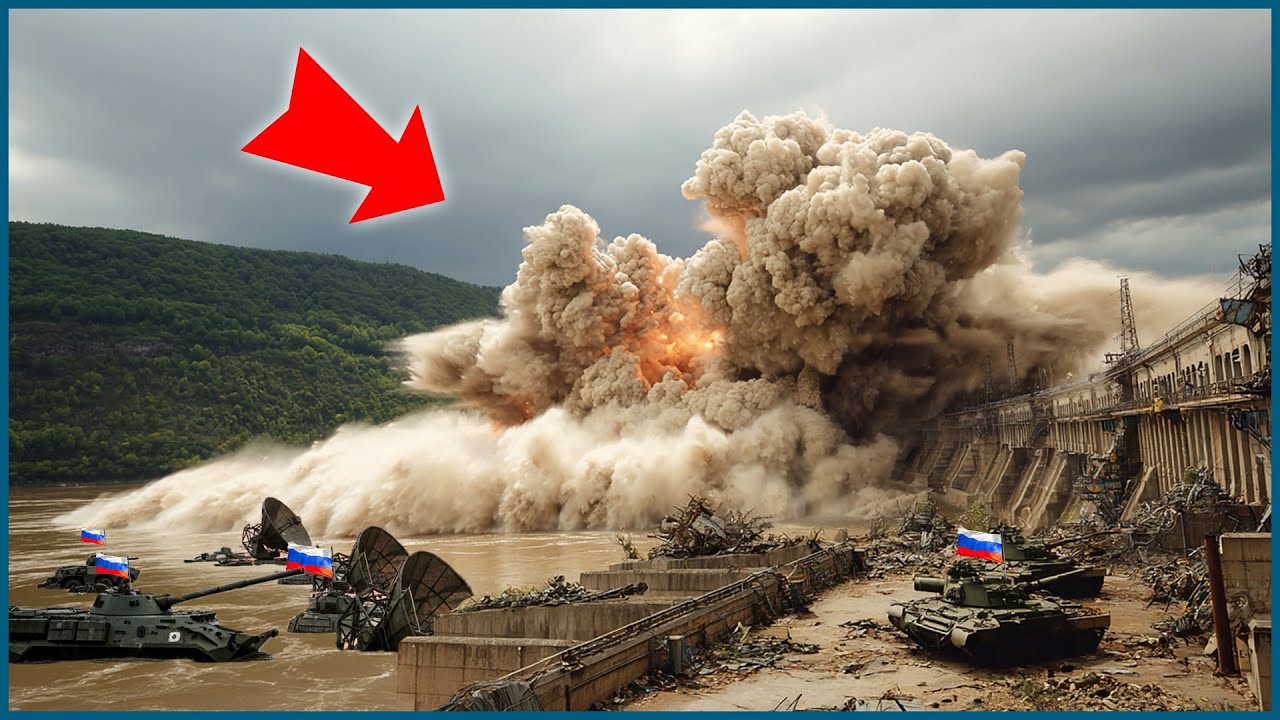 Украинские системы HIMARS подорвали Белгородскую плотину, а затем затопили российский военный кон...