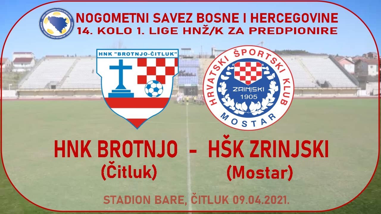 HNK Brotnjo - HŠK Zrinjski 2:7 predpioniri
