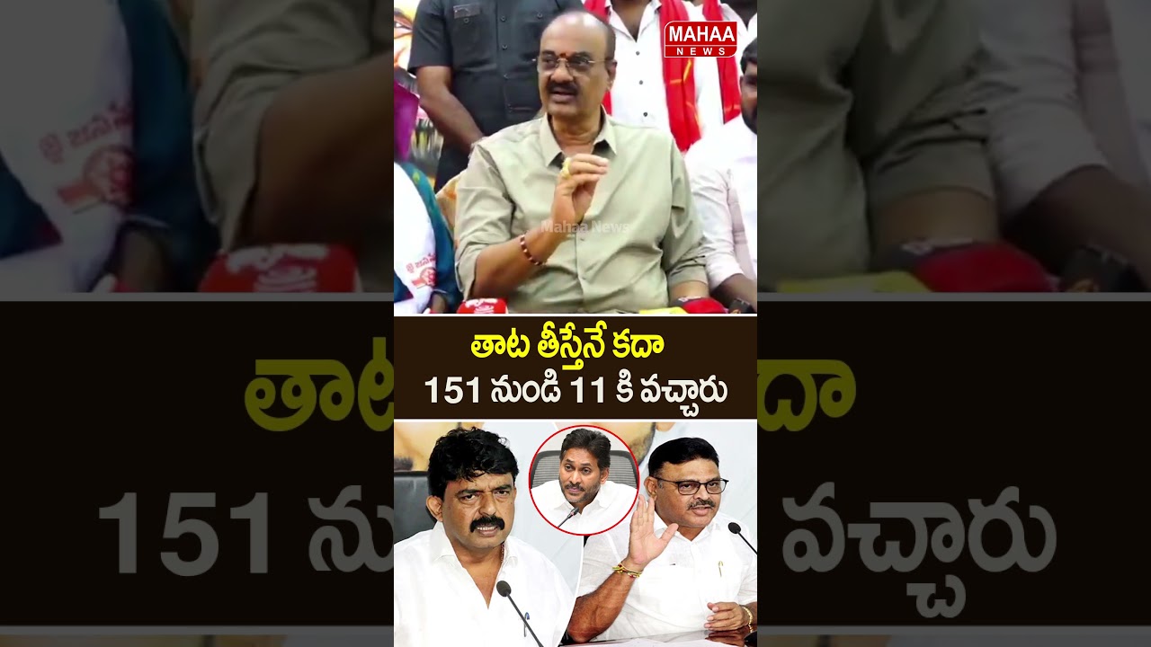తాట తీస్తేనే కదా 151 నుండి 11 కి వచ్చారు..Janasena MLA | Jagan | YCP Party | Mahaa News