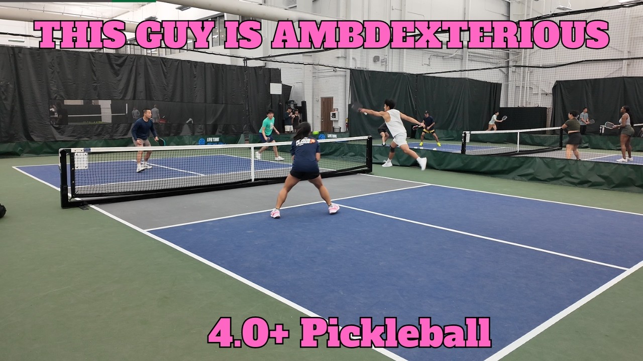 This guy is Ambdexterious (4.0+ Pickleball)