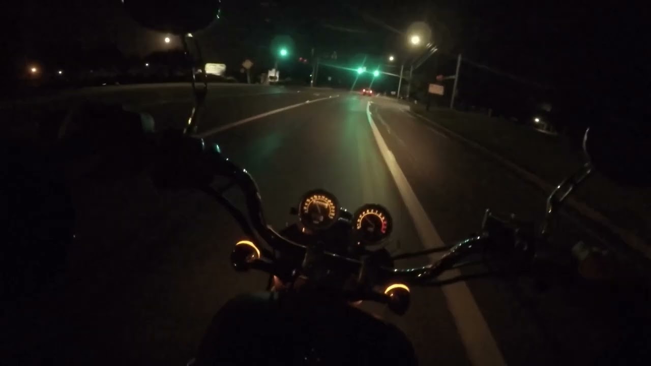 POV 1994 Honda Magna 750 VF750C Tour Walk Around Night Ride
