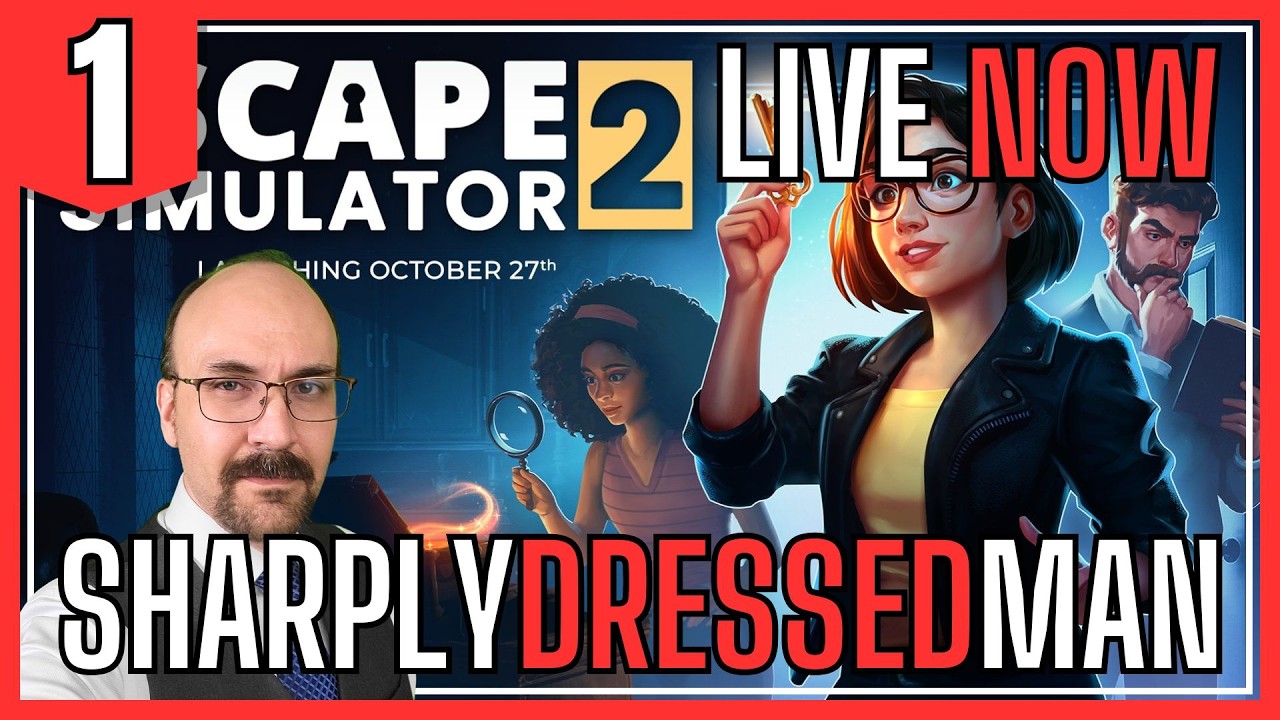 🔴LIVE: (Ep. 5) ESCAPE SIM 2 ► 2-Player Co-op w/ @gegolian  // First Play!