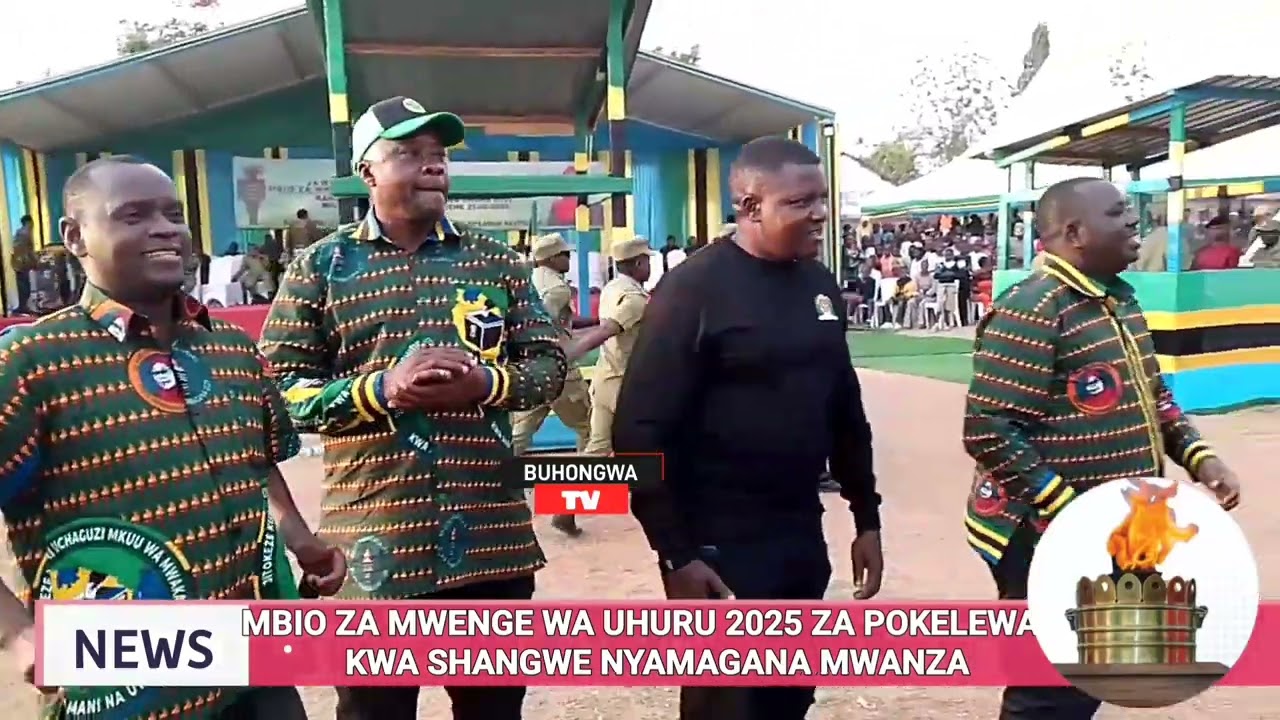 SHANGWE  ZA TAWALA  MAPOKEZI YA MWENGE WA UHURU 2025 NYAMAGANA (Buhongwa Tv)