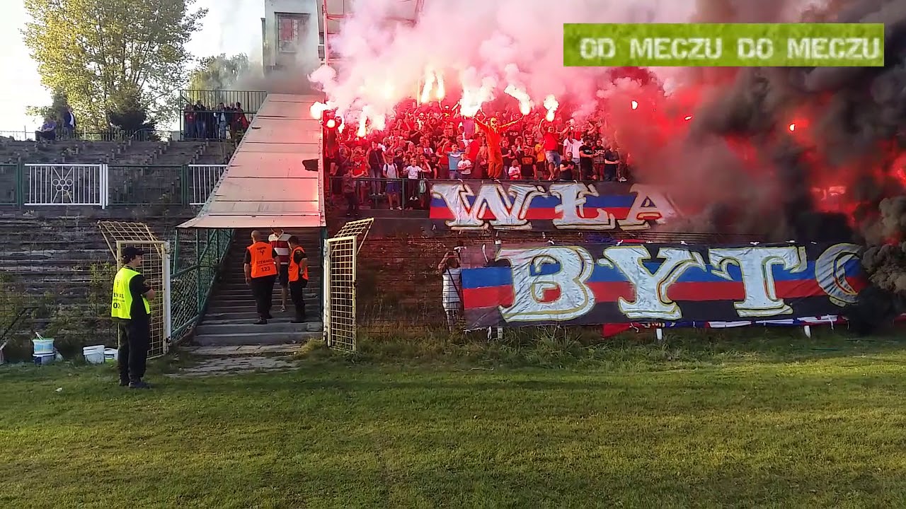 Oprawy i doping Polonia Bytom - Szombierki Bytom 3:0 13.10.2018