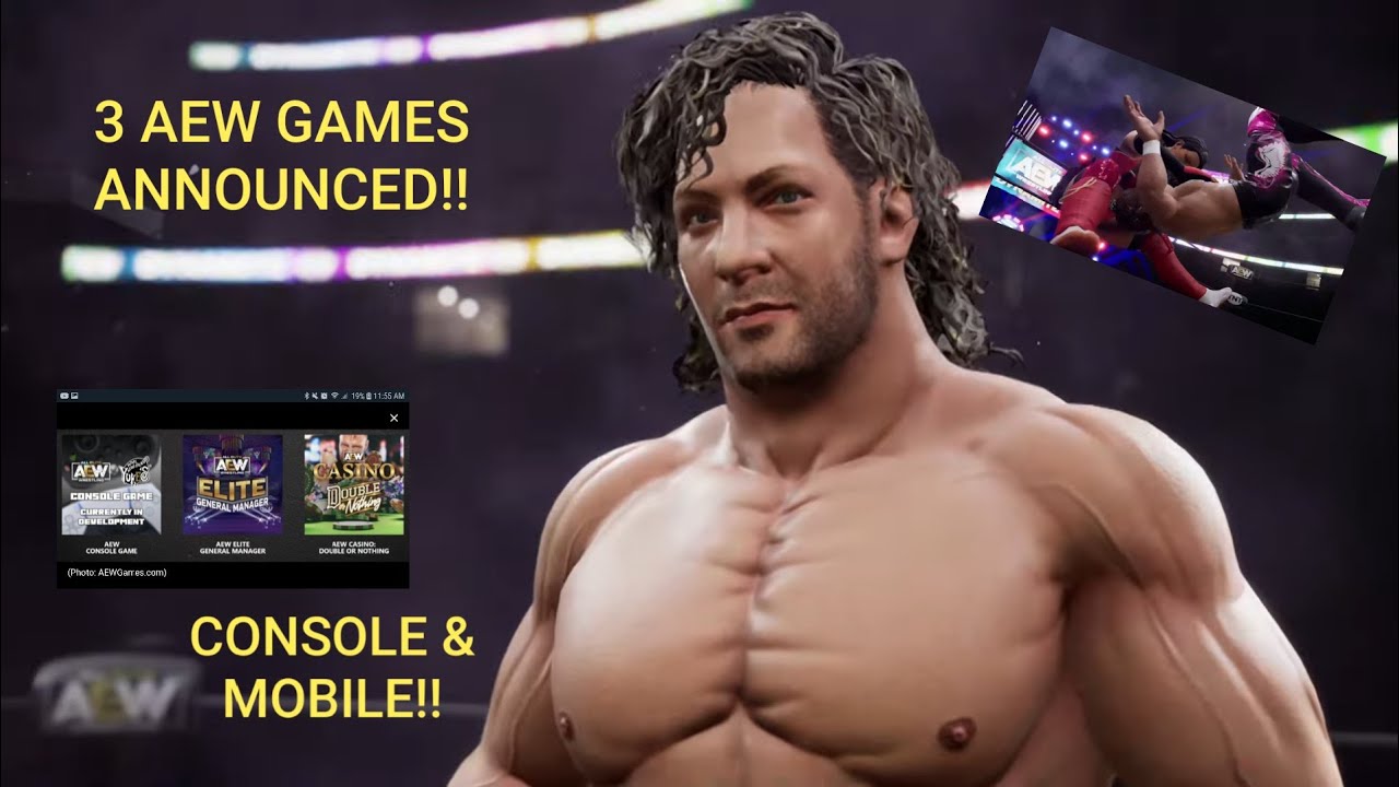 AEW Announces CONSOLE GAME (Yukes) + TWO MOBILE GAMES