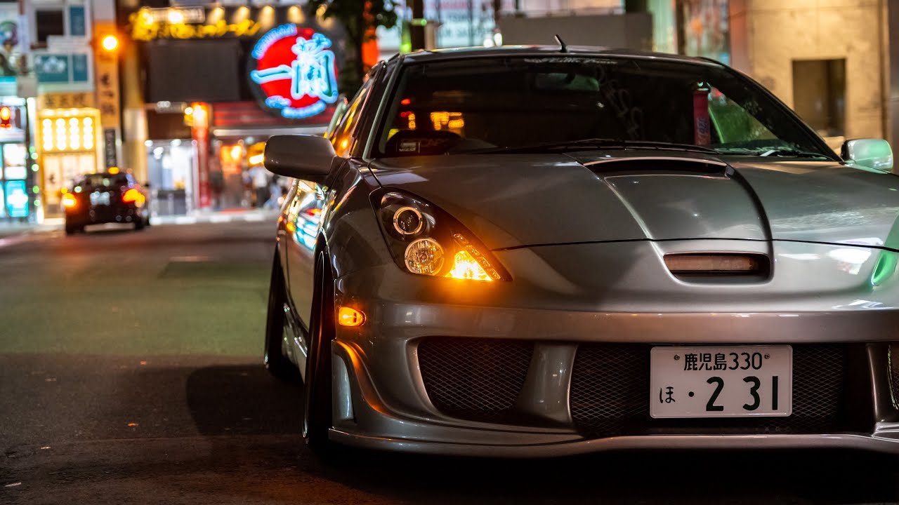 celica in street