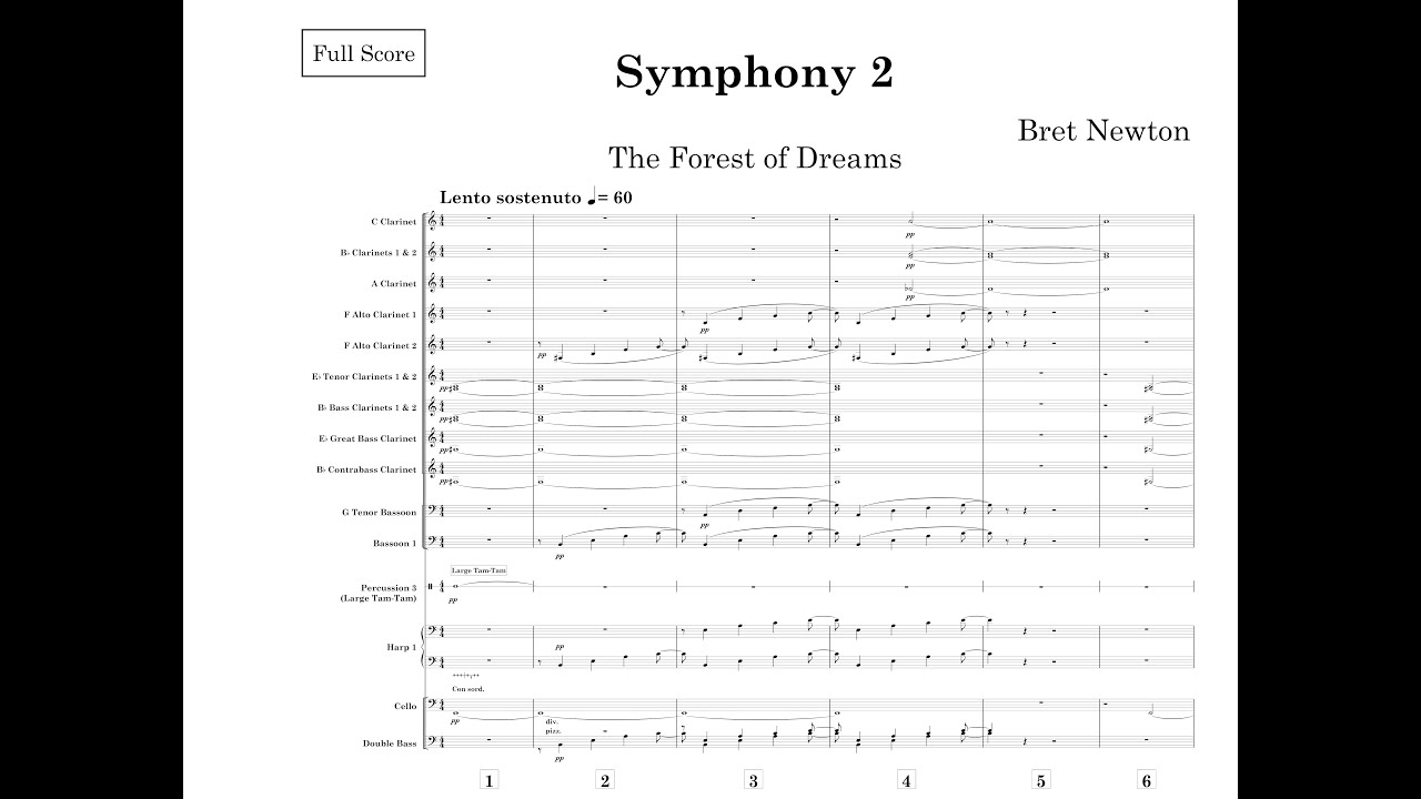 Symphony 2 - The Forest of Dreams (score video)
