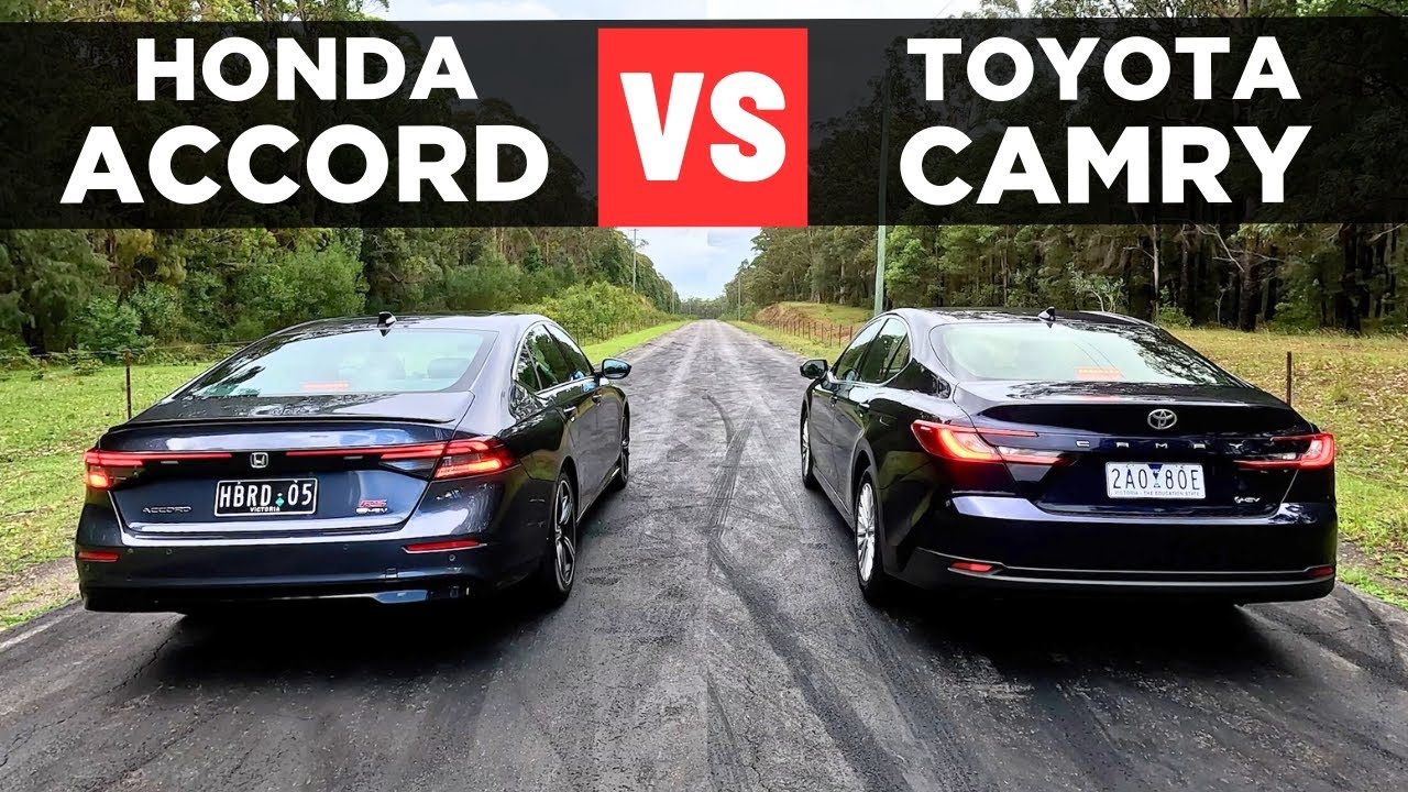 Drag Race: 2025 Honda Accord vs Toyota Camry – 0-100 & comparison