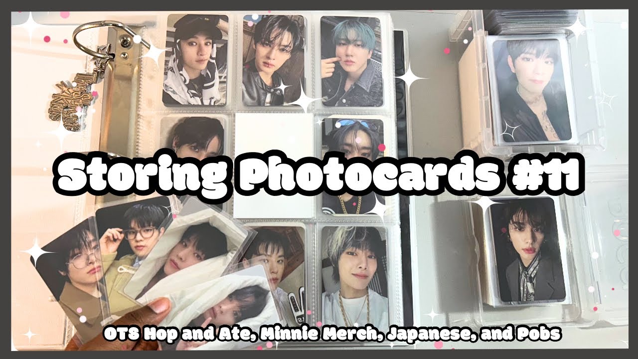 Storing Photocards #11 ✨ OT8 Hop and Ate, Minnie Merch, Japanese, and Pobs