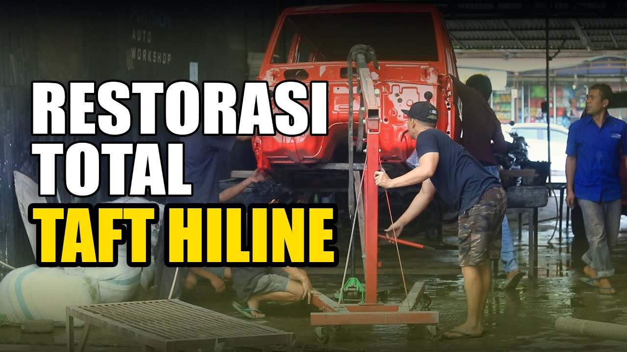 RESTORASI TOTAL DAIHATSU TAFT HILINE AMPE KOLONG KOLONG, CHASSIS JUGA DICAT !!!