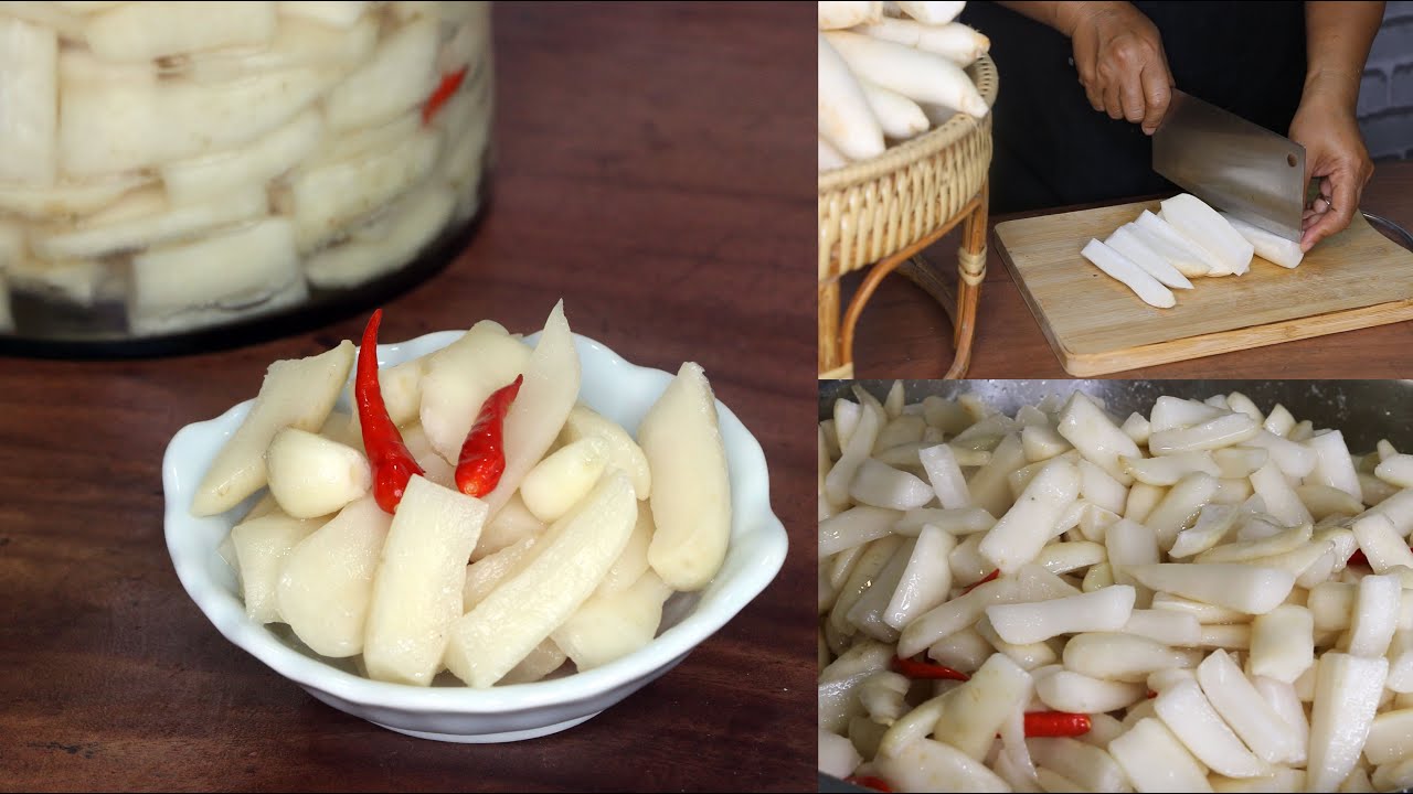 ជ្រក់ឆៃថាវ | How to make​ radish pickle | Cool Cook