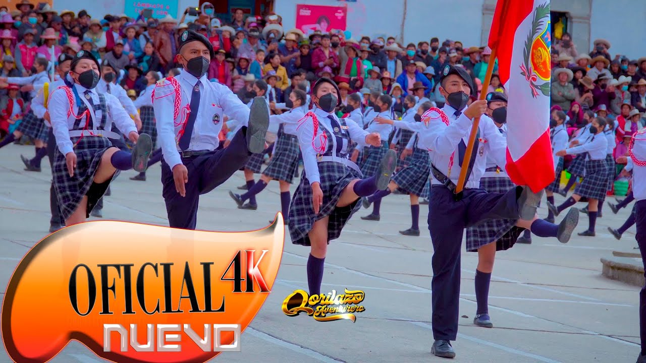 DESFILE CIVICO ESCOLAR  I. E S. Daniel Estrada Pérez 2022 4K CHUMBIVILCAS