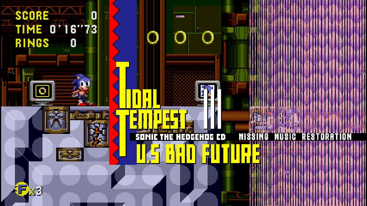 Tidal Tempest Bad Future - Sonic CD (US) Missing Music Restoration