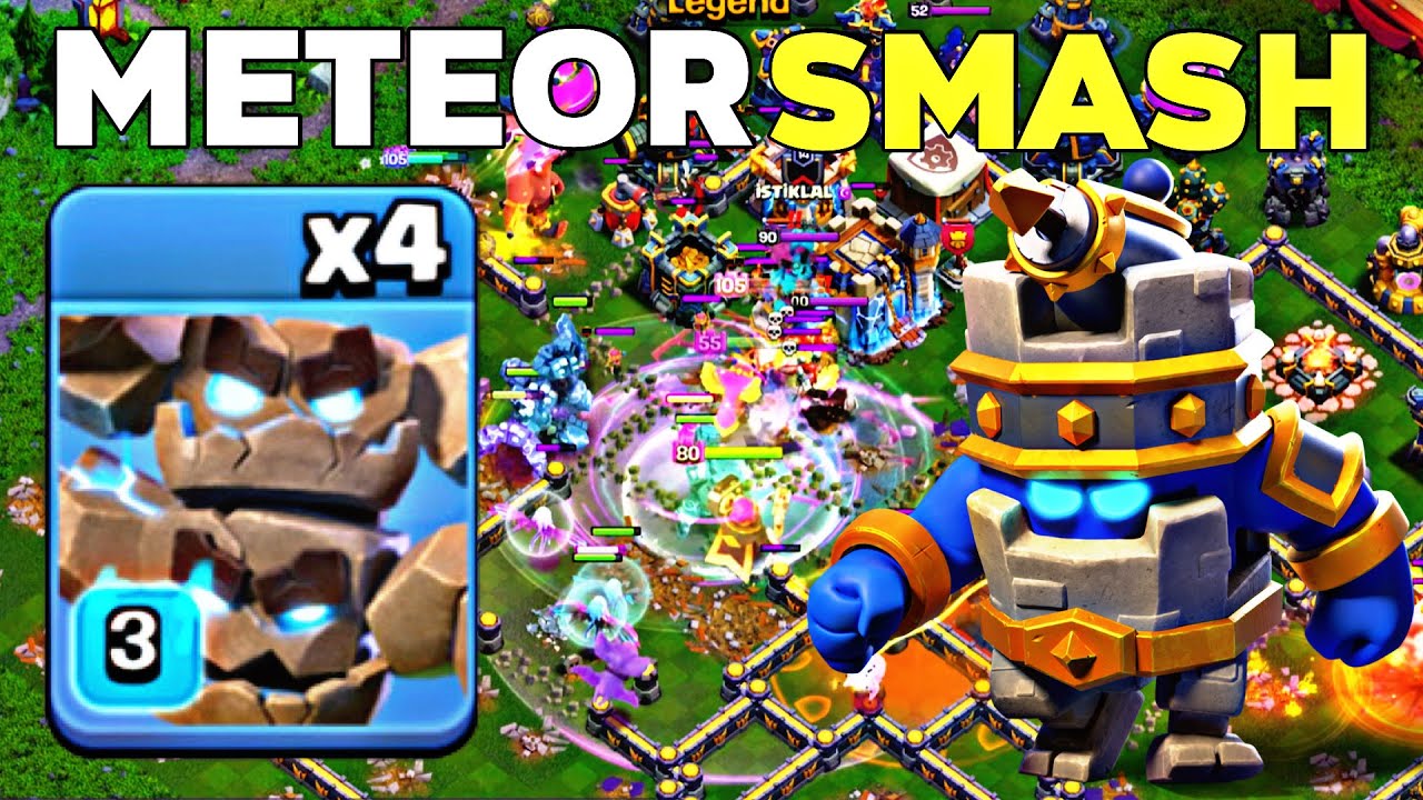 RC Charge METEOR SMASH: BROKEN or BUST?! (TH18 Battle Ranked Legend Attacks)
