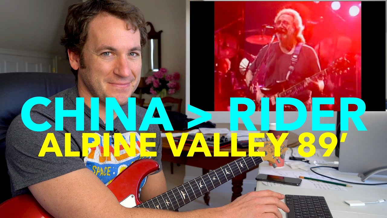 Guitar Teacher REACTS: China Cat Sunflower / Know Your Rider | The Grateful Dead | Alpine 7-17-1989