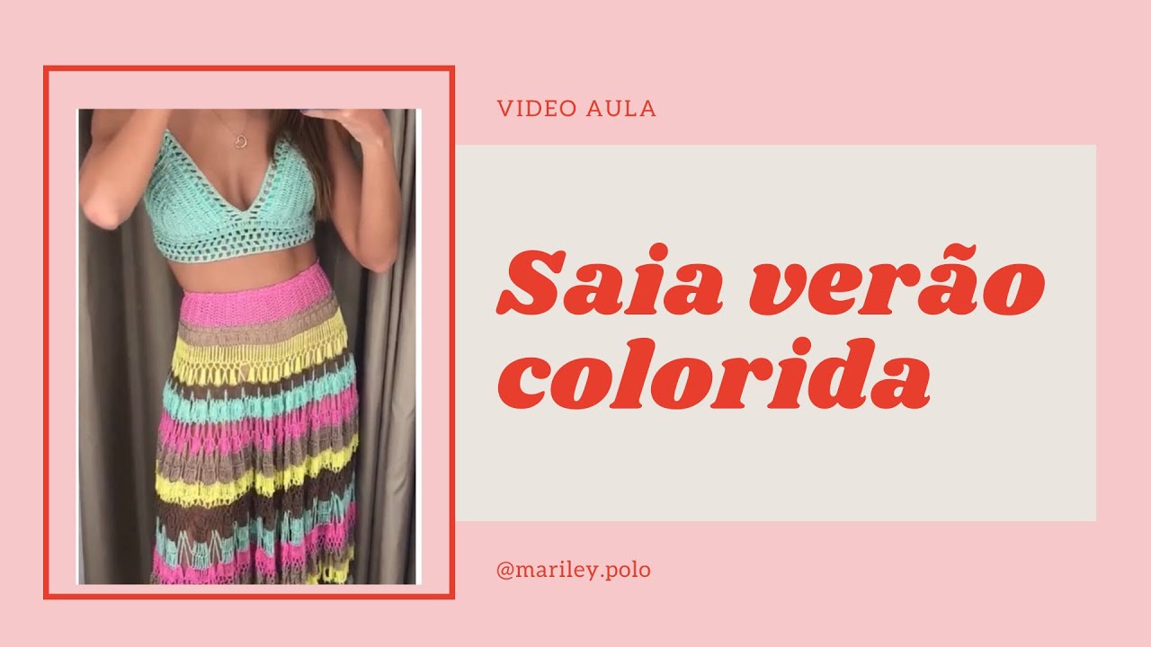 Saia verão colorida - parte 1