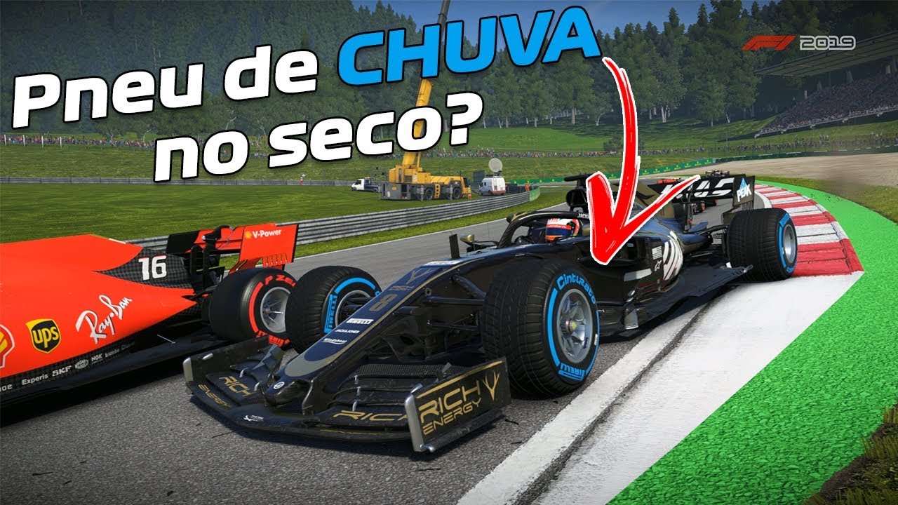 F1 2019 - PNEU de CHUVA no SECO??? | Logitech G29 | #50K