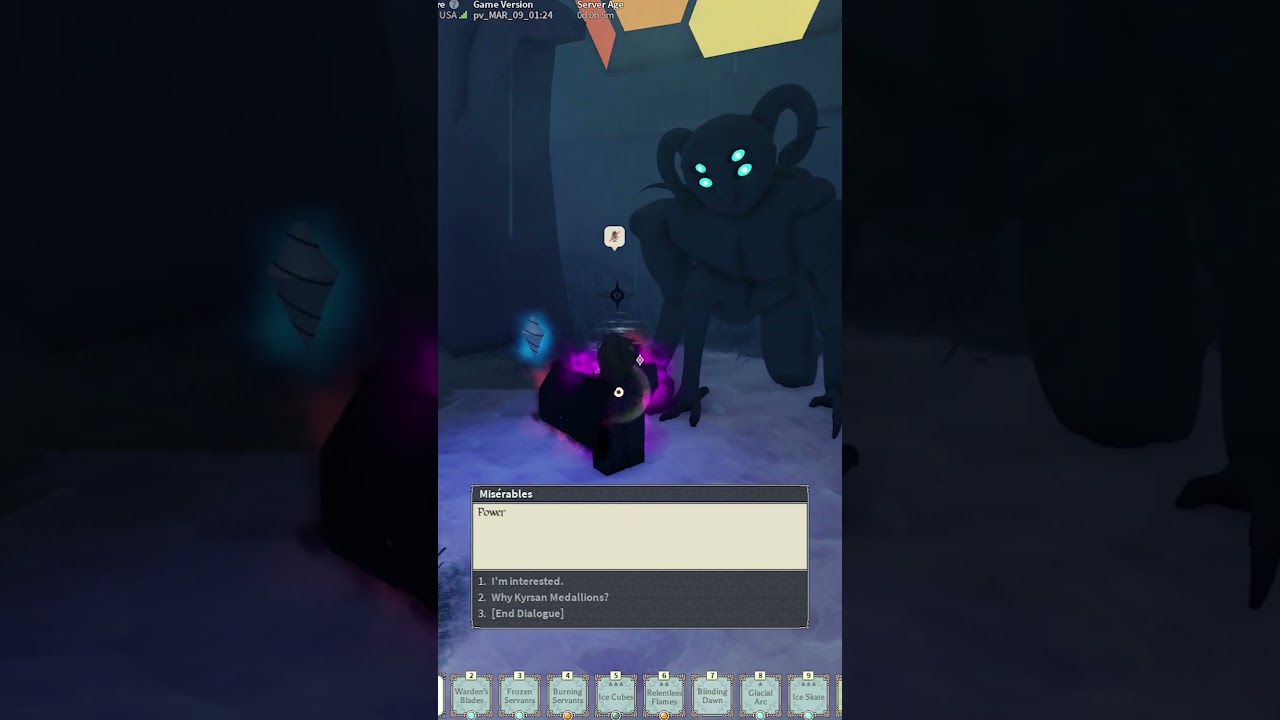DO NOT. speak to Mis&eacute;rables without medallions. #deepwoken #roblox #shorts