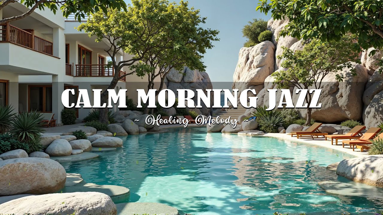 Healing Jazz In A Bright Morning - Soul-Cleansing Jazz With The Sound Of Gentle Waves