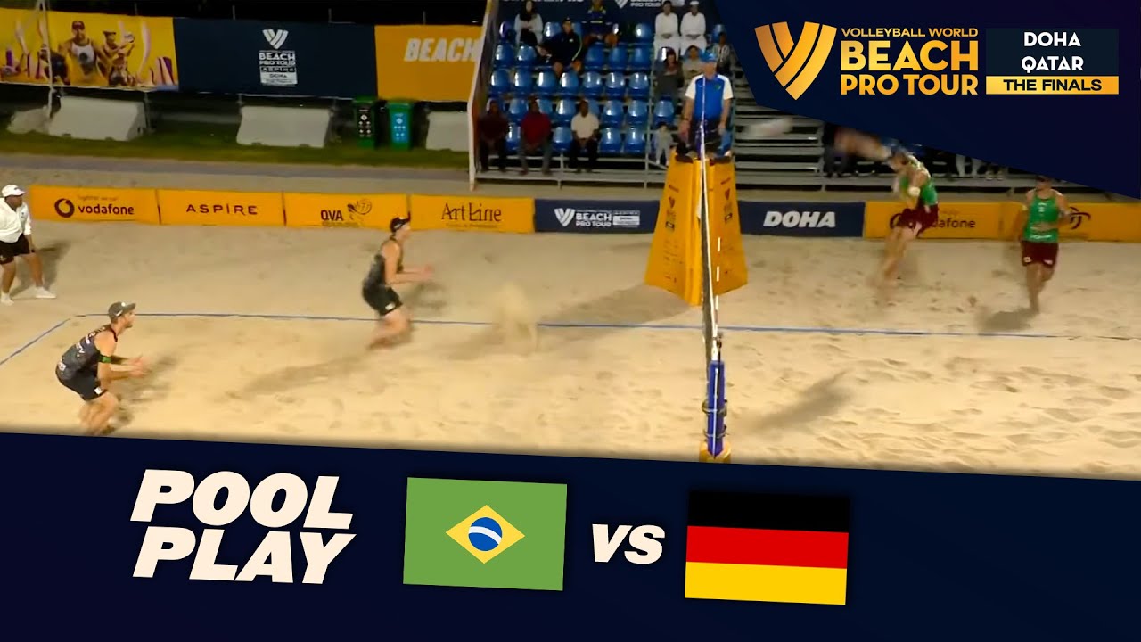George/Andre vs. Ehlers/Wickler - Day 2 Highlights | Doha Finals 2023 #BeachProTour