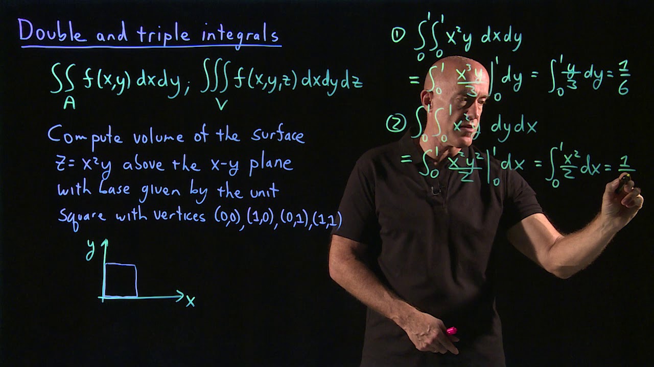 Double and triple integrals | Lecture 24 | Vector Calculus for Engineers
