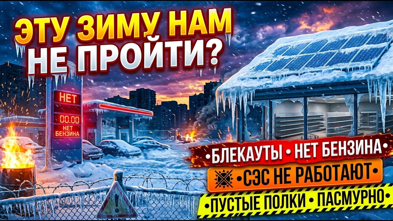 СВЕТА НЕТ. БЕНЗИНА НЕТ. ПРОДУКТЫ КОНЧИЛИСЬ. РАЗБИРАЕМ МИФЫ ПРЕДСТОЯЩЕЙ ЗИМЫ