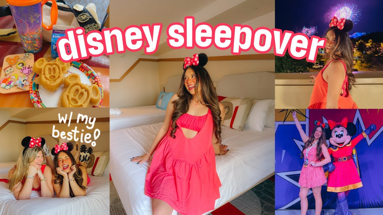 disney world SLEEPOVER!! 🐭💖 pizza, fireworks, pin trading, & a disney cruise?!