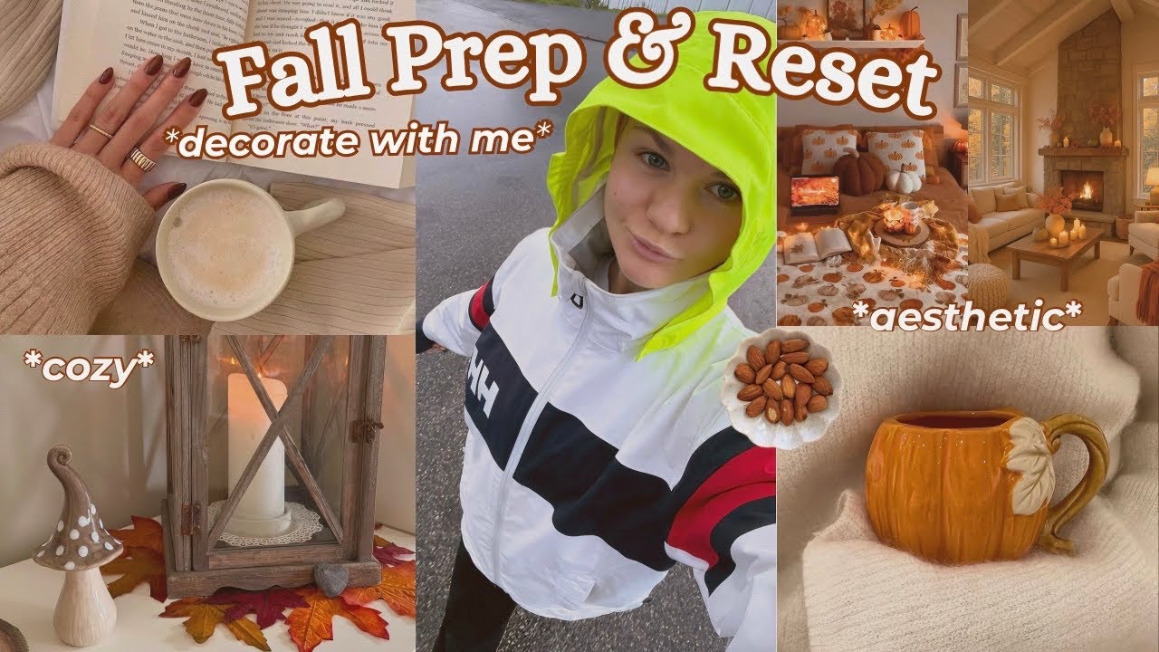 🍁 FULL FALL RESET | decorate with me, romanticizing fall, prep & reset 🍂