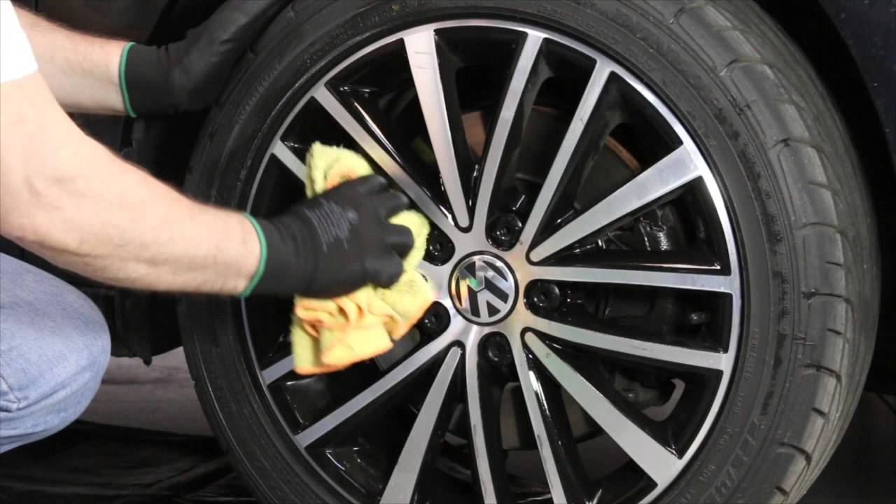 Limpeza a seco das caixas de rodas