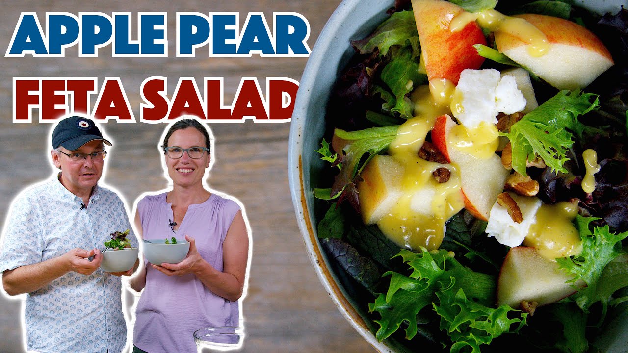 Apple & Pear Salad With Dijon Vinaigrette Recipe - Glen And Friends Cooking