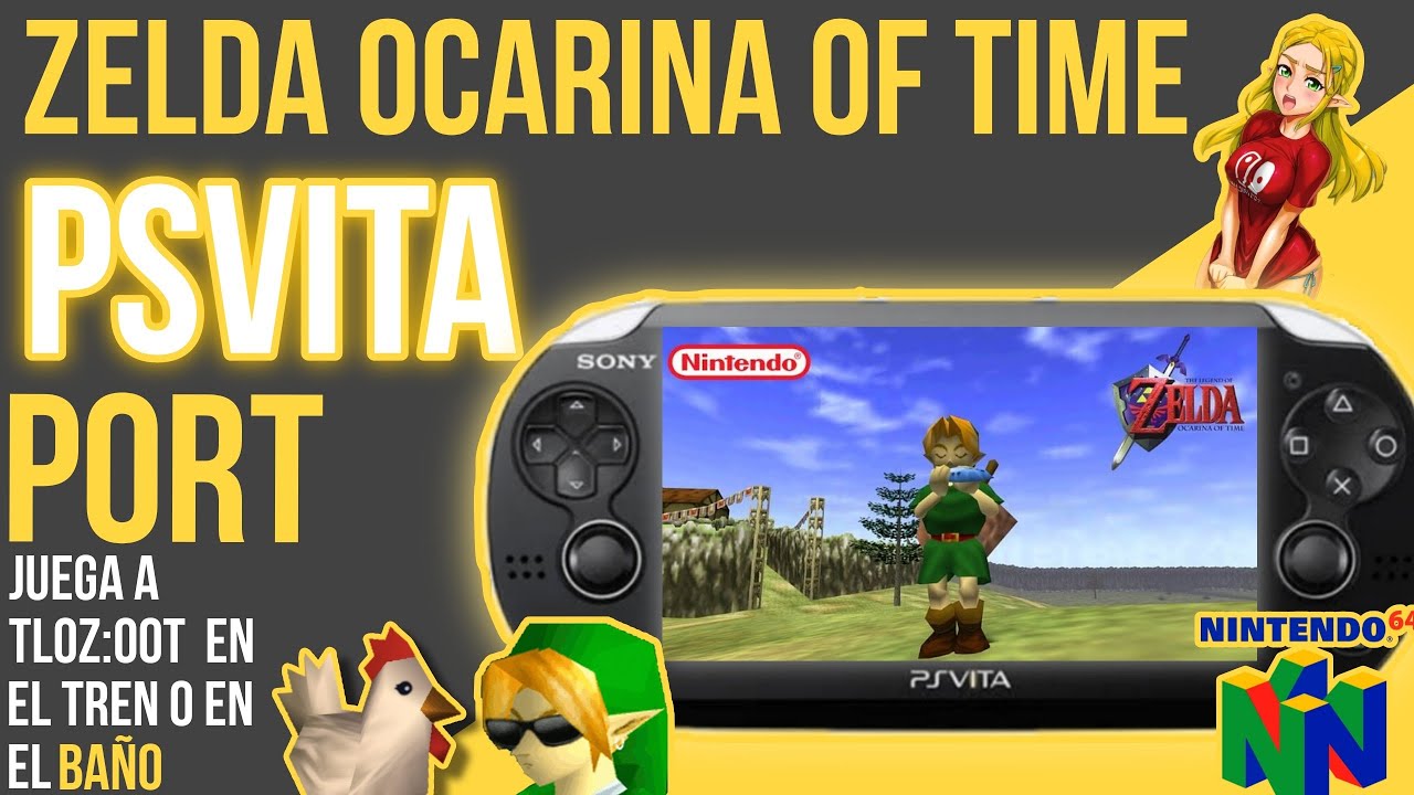 Zelda Ocarina of Time en PSVITA | instala el port super facil