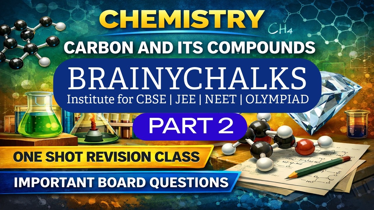 CARBON AND ITS COMPOUNDS - PART 2 | ONE SHOT REVISION CLASS (Tamil) | 2026 BOARD QUESTIONS | CBSE 10