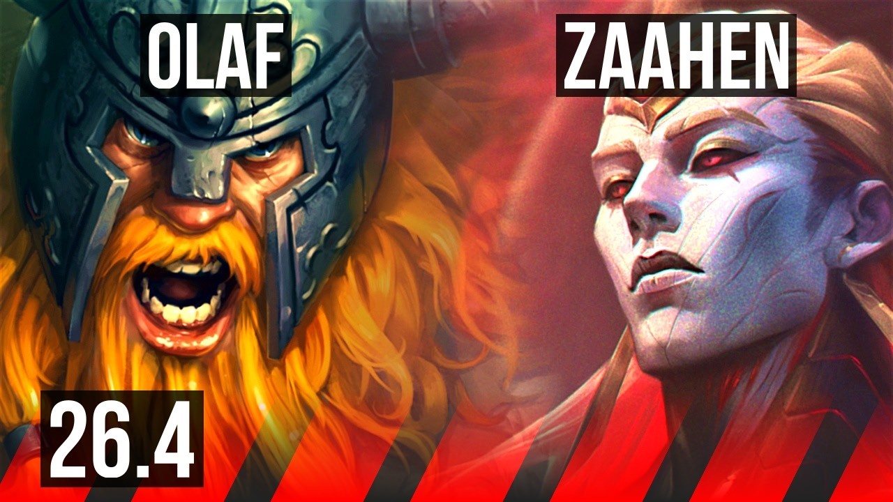 OLAF vs ZAAHEN (TOP) | KR Challenger | 26.4
