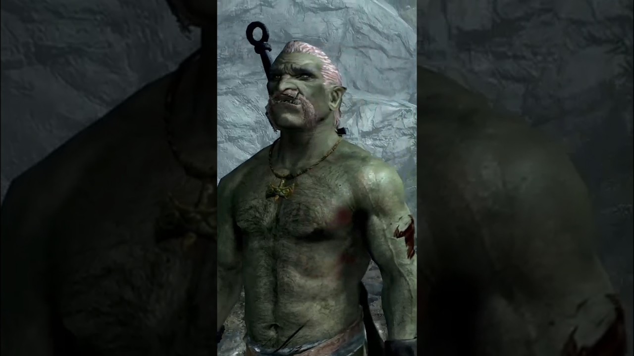 Skyrim, Orc Legend #elderscrolls #gaming #skyrim #orc orc