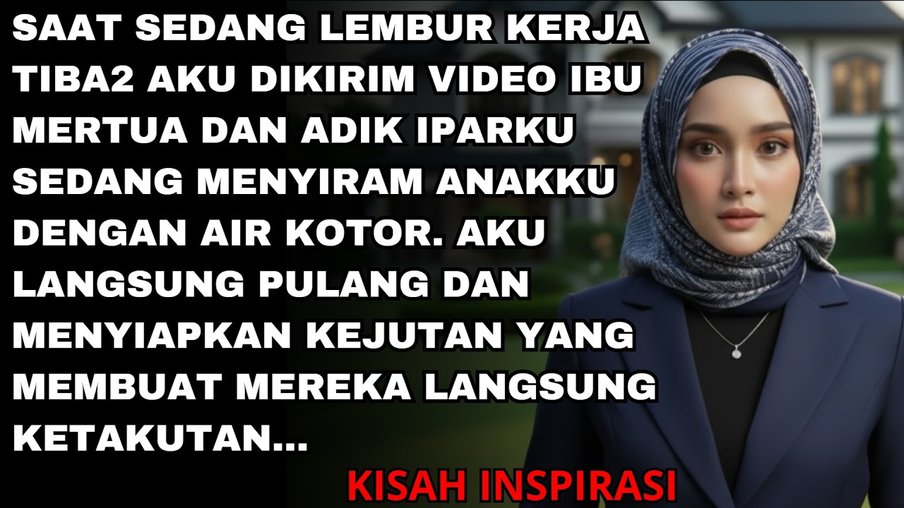 AKU KAGET MELIHAT ANAKKU DISIRAM AIR KOTOR OLEH IBU MERTUA - AKU LANGSUNG PULANG DAN KUBALAS MEREKA