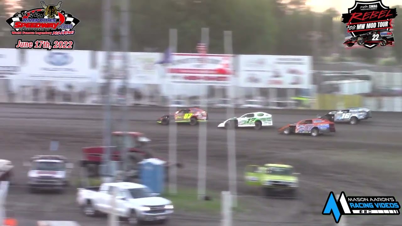 River Cities Speedway WISSOTA Midwest Modified A-Main (Rebel MW Mod Tour) (6/17/22)