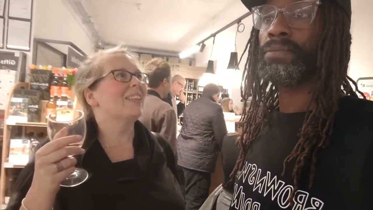 My wife and I getting drunk for free - Majestic wine tasting - May 2024