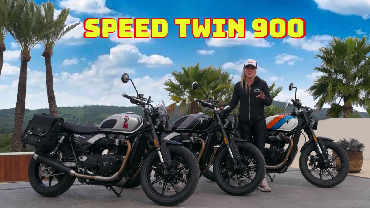 TESTEI A TRIUMPH SPEED TWIN 900 EM PRIMEIRA MÃO NA ESPANHA!