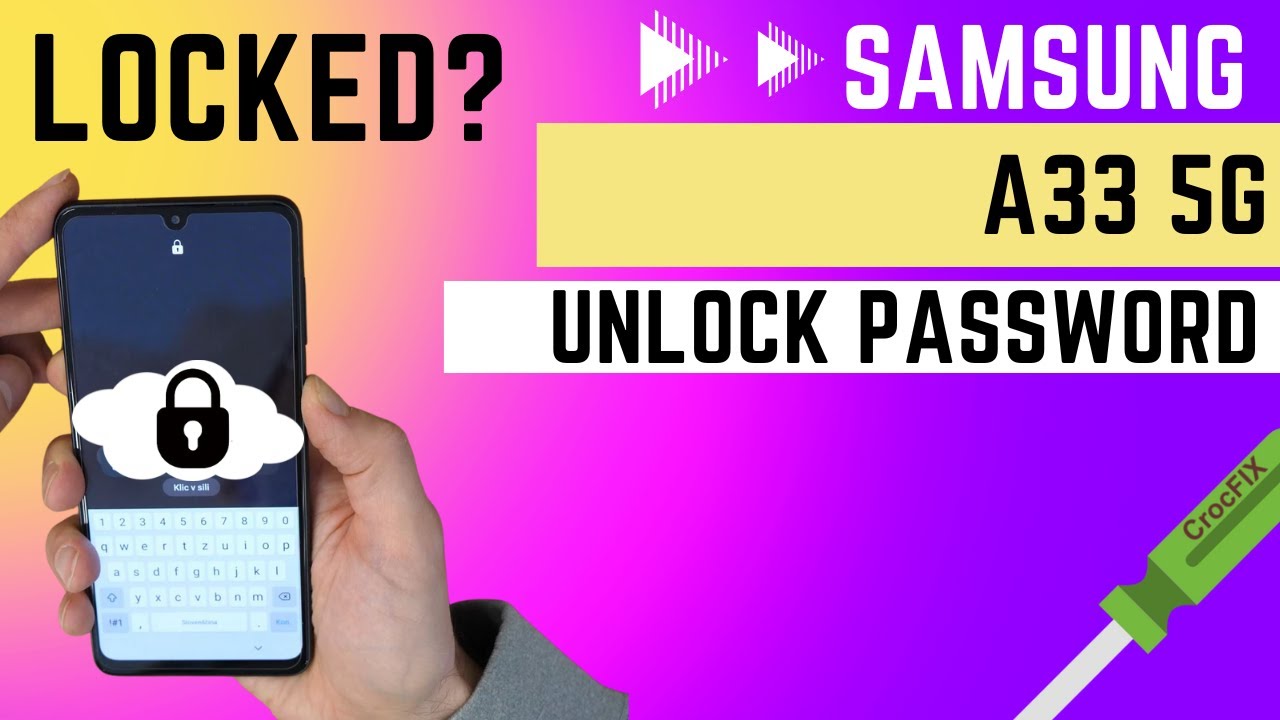 Забыли пароль на SAMSUNG A33? A33 5G? Заблокирован — разблокируйте и сбросьте настройки до заводс...