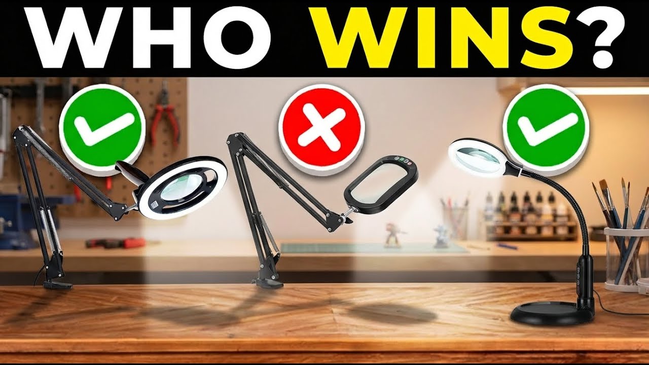TOP 5 BEST LAMPS FOR PAINTING MINIATURES 2026 | Best HOBBY LAMPS on AMAZON